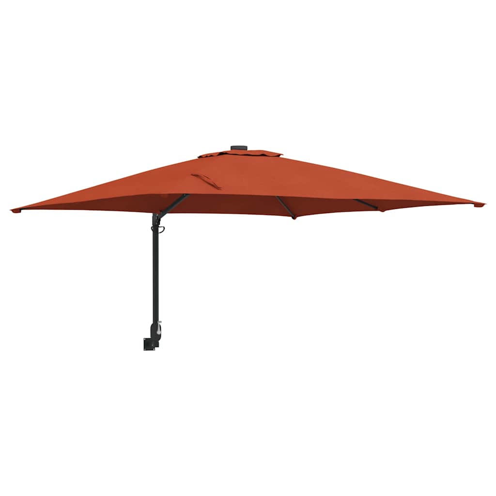 Vrtni suncobran Terakota 248,5 x 247,5 x 160 cm