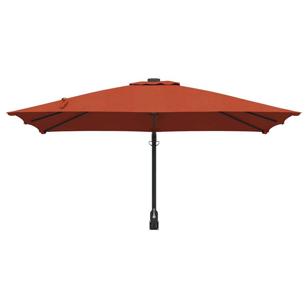 Vrtni suncobran Terakota 248,5 x 247,5 x 160 cm