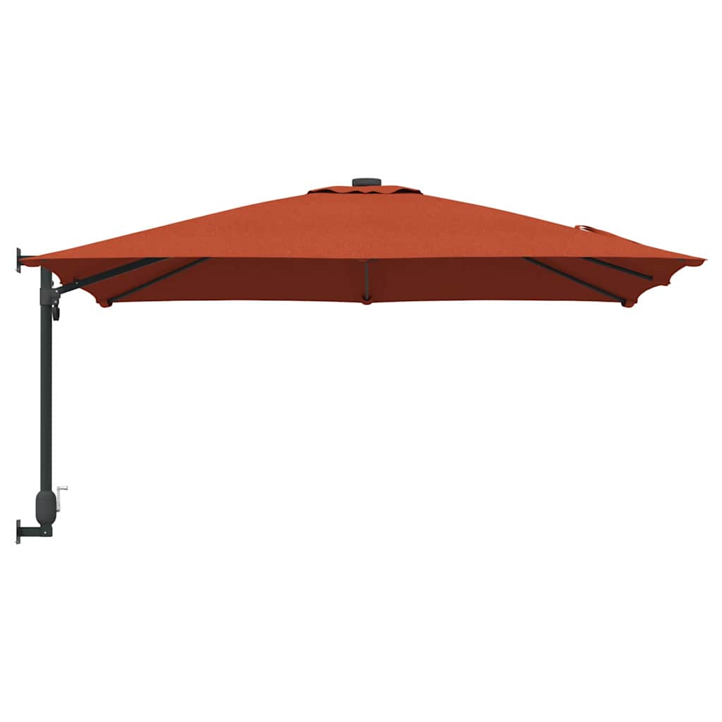 Vrtni suncobran Terakota 248,5 x 247,5 x 160 cm