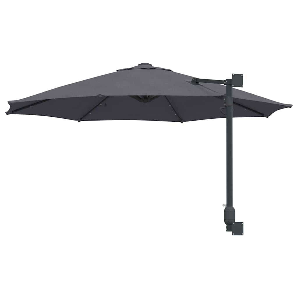 Vrtni suncobran Antracit 248 x 248 x 148 cm Poliester i čelik