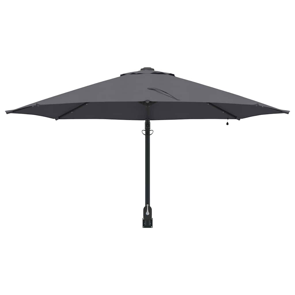 Vrtni suncobran Antracit 248 x 248 x 148 cm Poliester i čelik