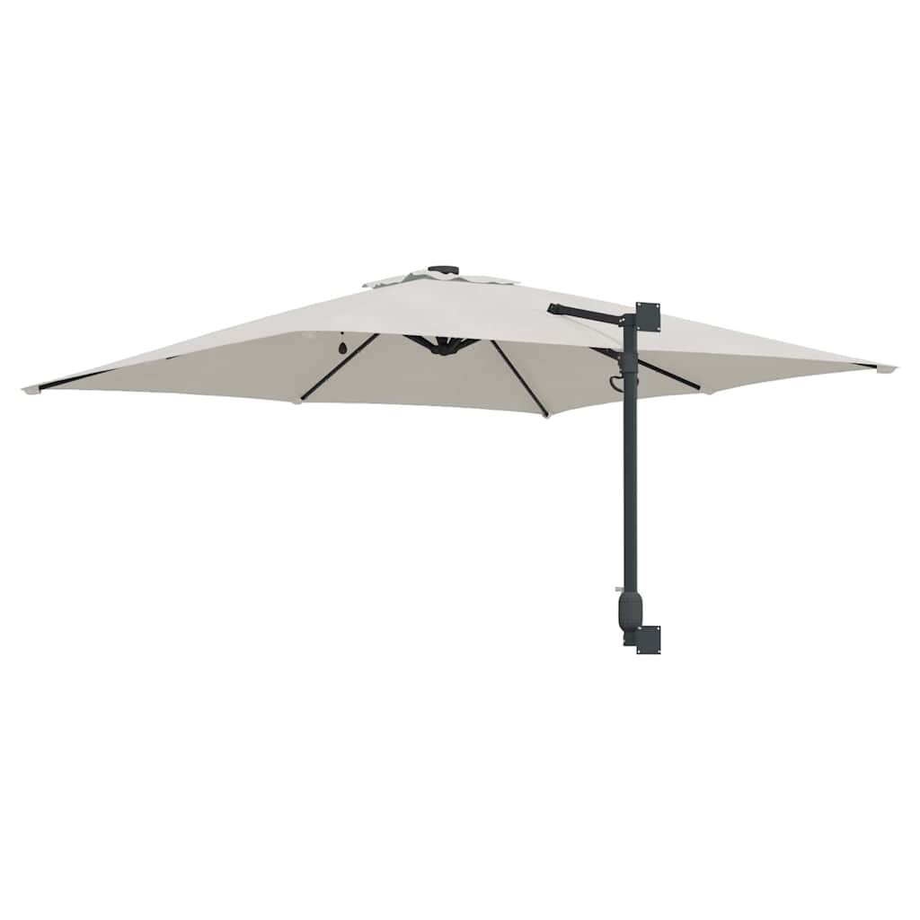 Vrtni suncobran S LED lampica Pijesak 248,5 x 247,5 x 160 cm