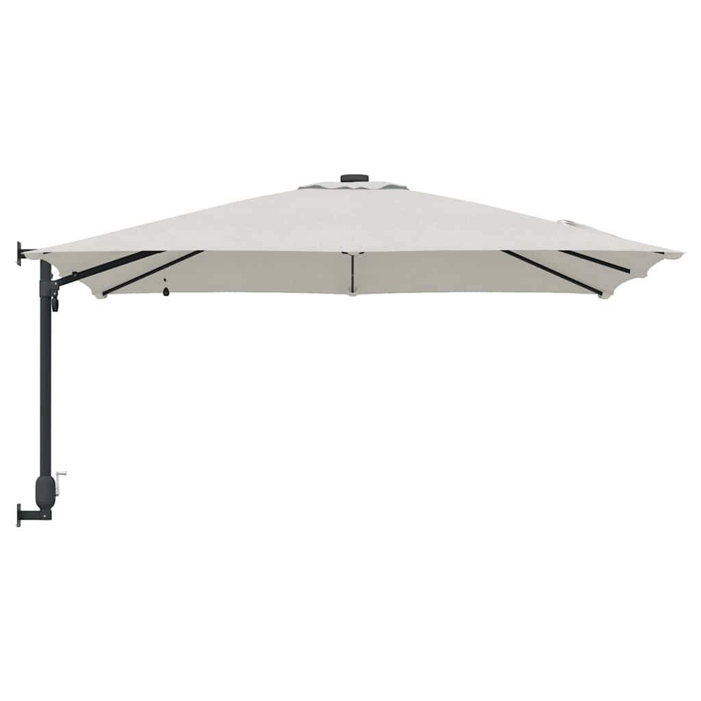 Vrtni suncobran S LED lampica Pijesak 248,5 x 247,5 x 160 cm