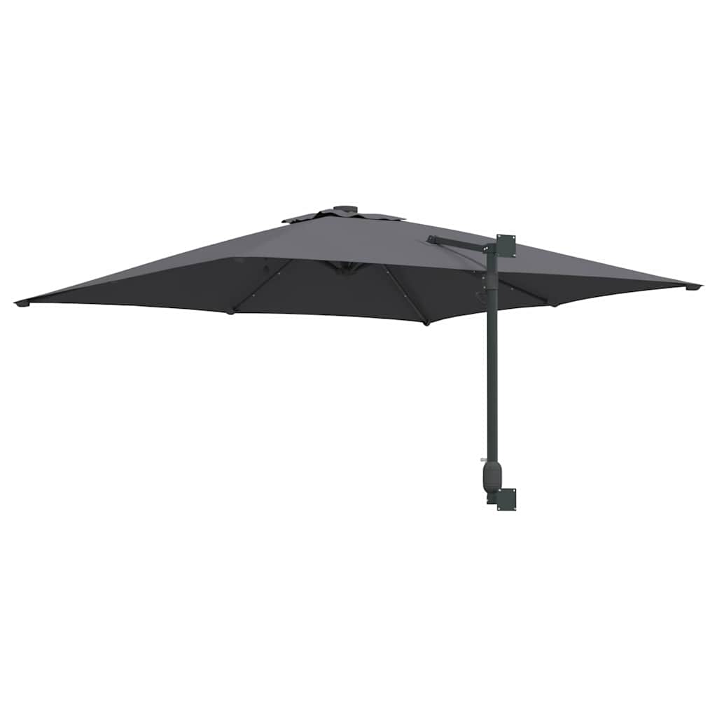 Vrtni suncobran S LED lampica Antracit 248,5 x 247,5 x 160 cm
