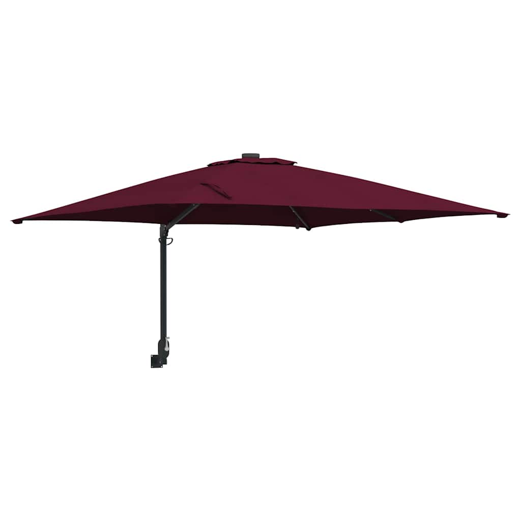 Vrtni suncobran Bordeaux Crvena 248,5 x 247,5 x 160 cm