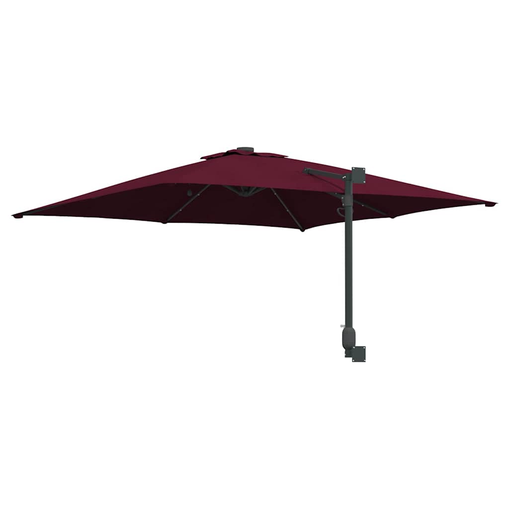 Vrtni suncobran Bordeaux Crvena 248,5 x 247,5 x 160 cm