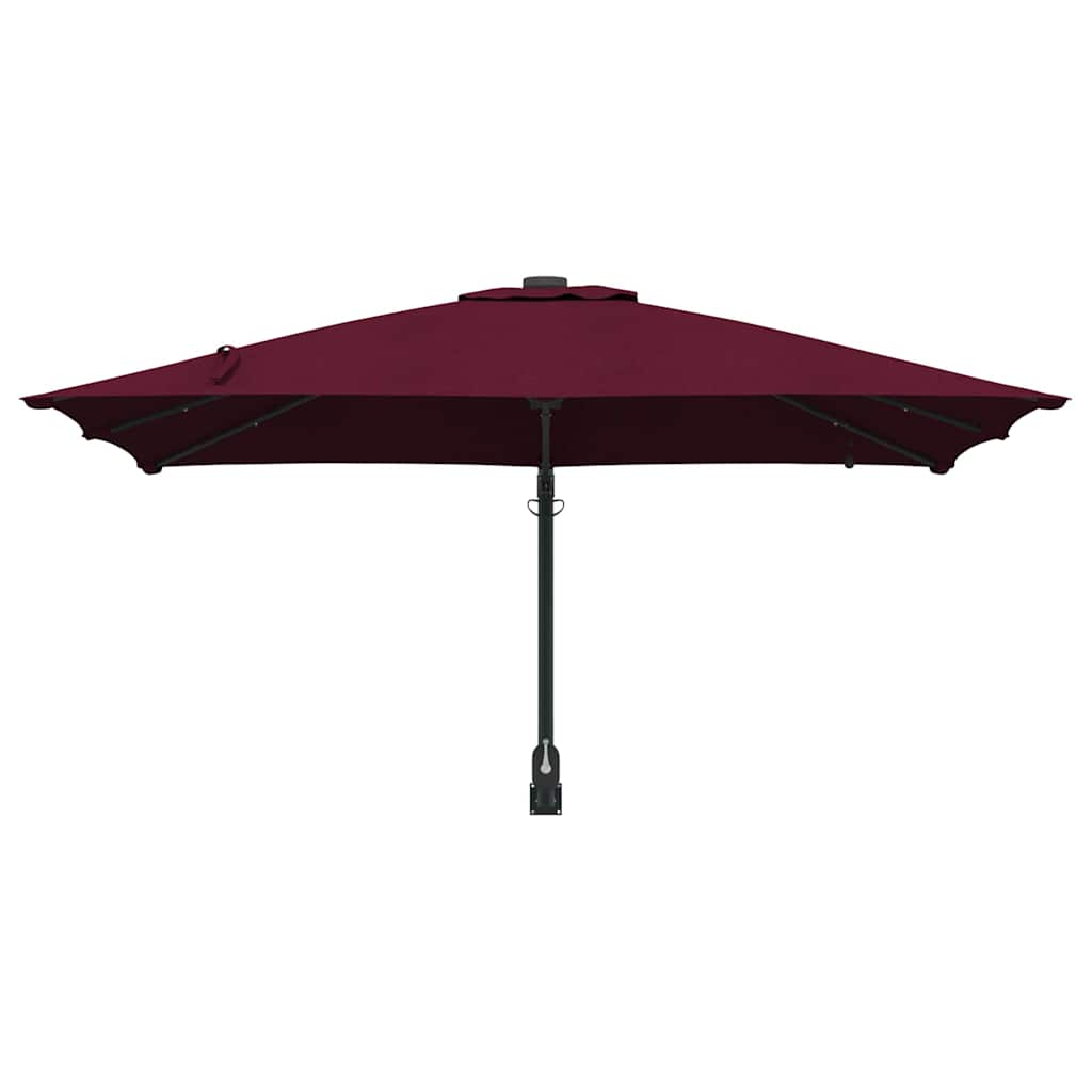Vrtni suncobran Bordeaux Crvena 248,5 x 247,5 x 160 cm