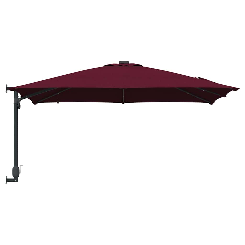 Vrtni suncobran Bordeaux Crvena 248,5 x 247,5 x 160 cm