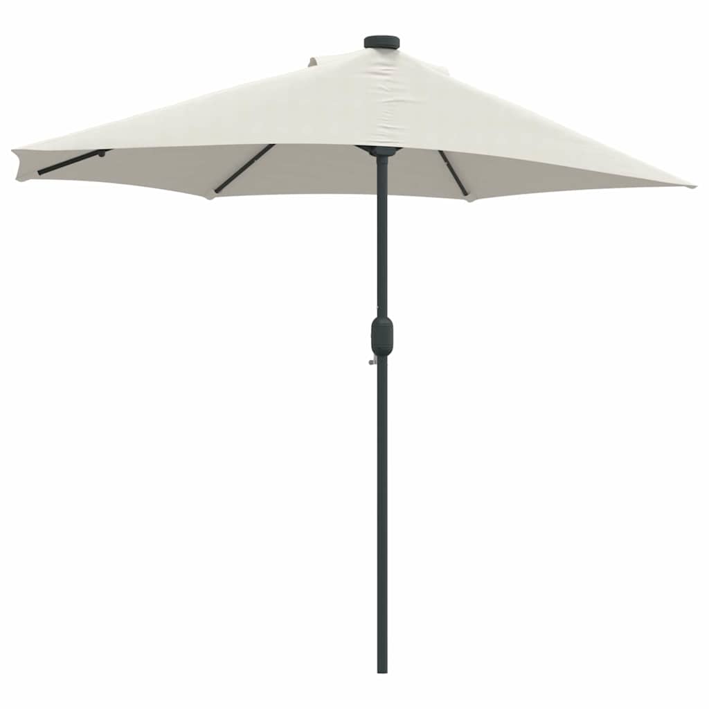 Vrtni suncobran Pijesak 294 x 150 x 223 cm Poliester i čelik