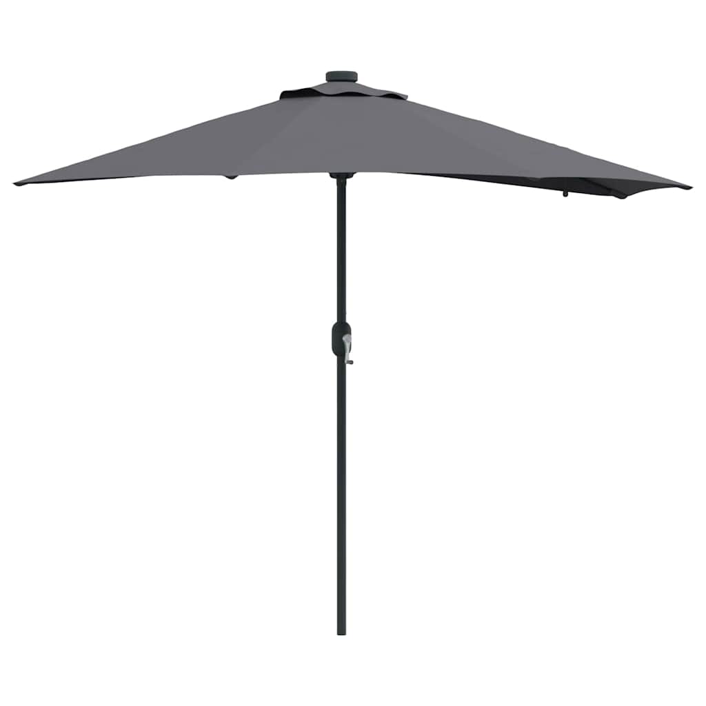 Vrtni suncobran Antracit 294 x 150 x 223 cm Poliester i čelik