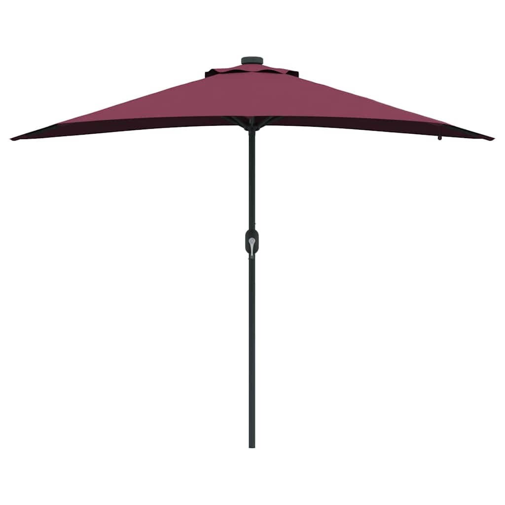 Vrtni suncobran Bordeaux Crvena 294 x 150 x 223 cm