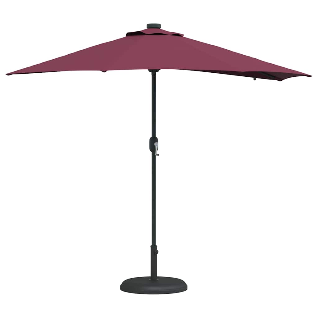 Vrtni suncobran Bordeaux Crvena 294 x 150 x 223 cm