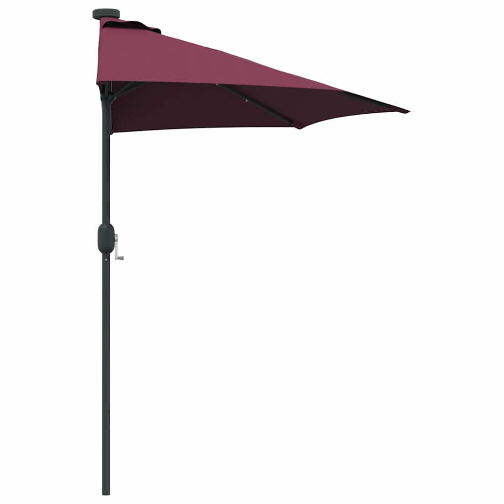 Vrtni suncobran Bordeaux Crvena 294 x 150 x 223 cm