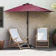 Vrtni suncobran Bordeaux Crvena 294 x 150 x 224 cm