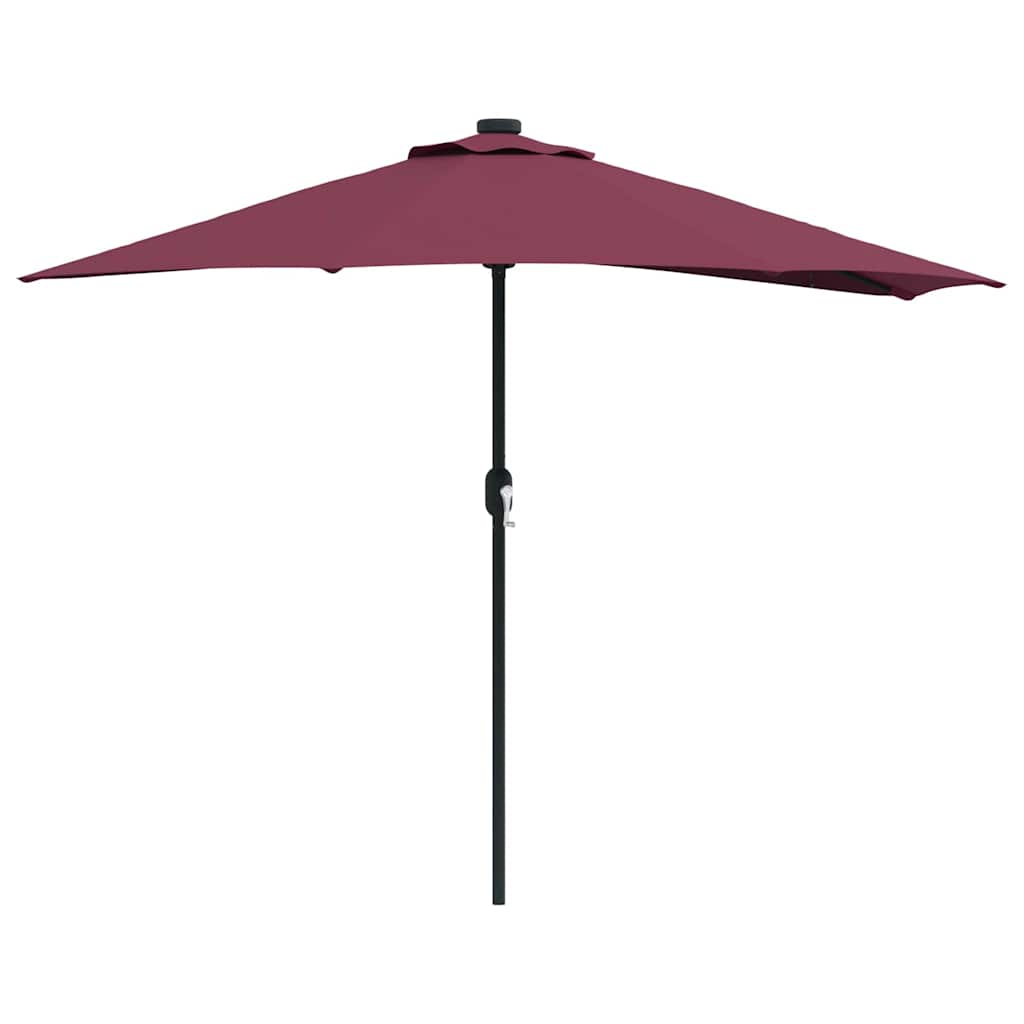 Vrtni suncobran Bordeaux Crvena 294 x 150 x 224 cm