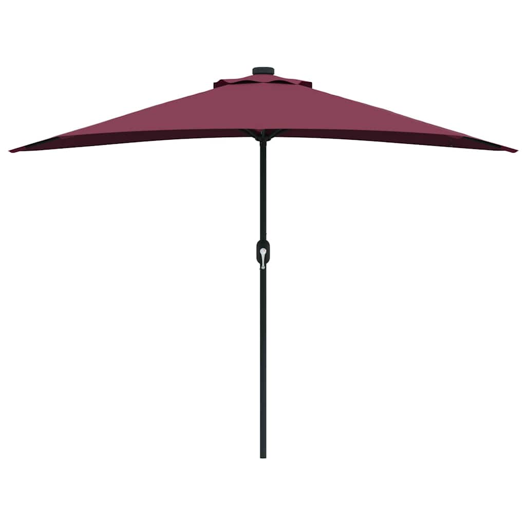 Vrtni suncobran Bordeaux Crvena 294 x 150 x 224 cm