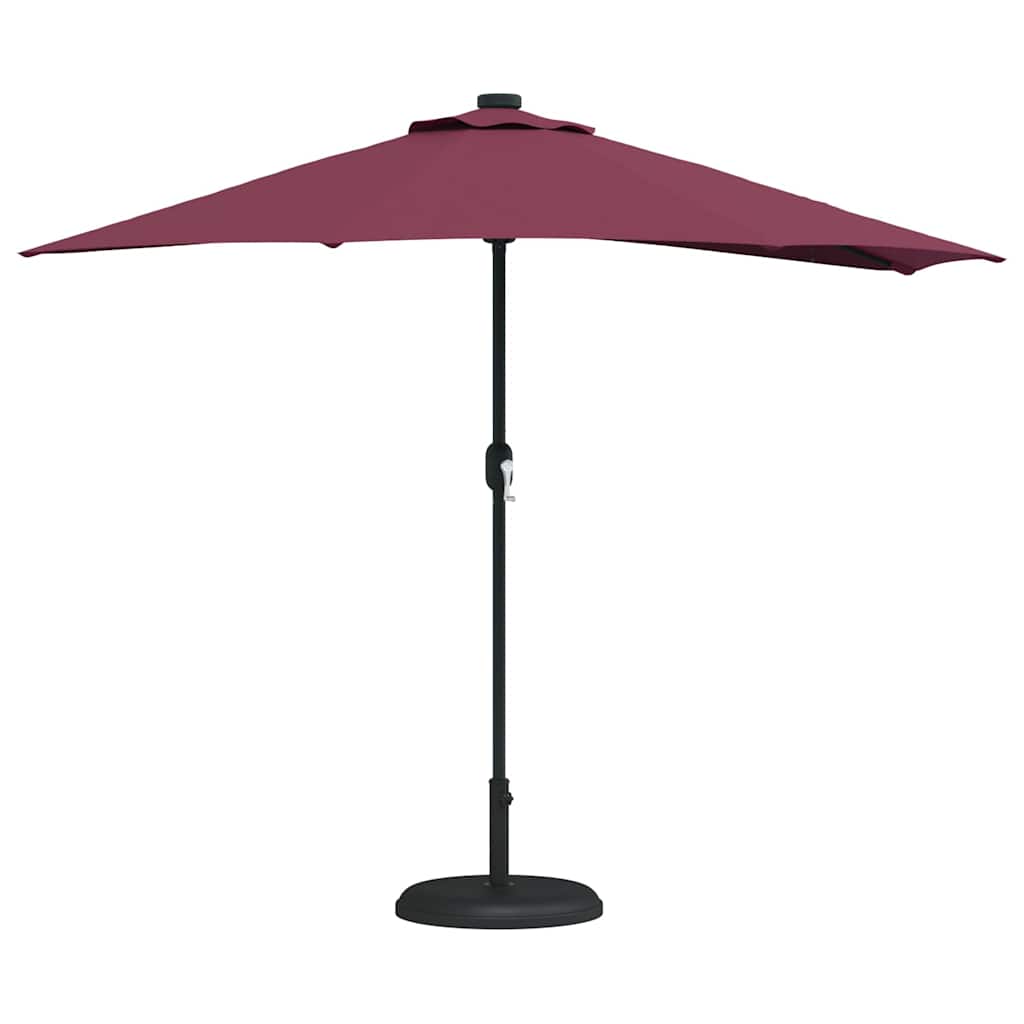 Vrtni suncobran Bordeaux Crvena 294 x 150 x 224 cm