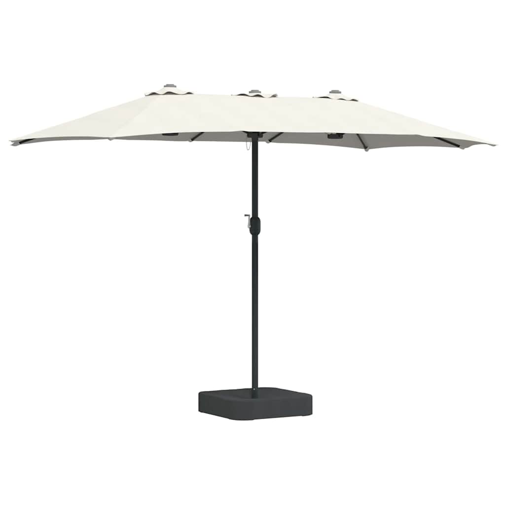 Vrtni suncobran Pijesak 385 x 209 x 244 cm Poliester i čelik