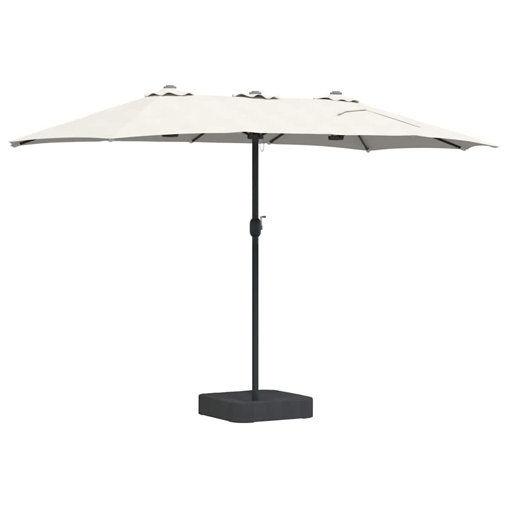 Vrtni suncobran Pijesak 385 x 209 x 244 cm Poliester i čelik
