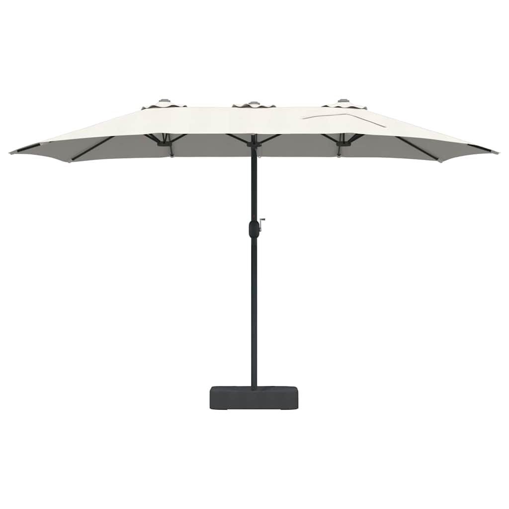 Vrtni suncobran Pijesak 385 x 209 x 244 cm Poliester i čelik