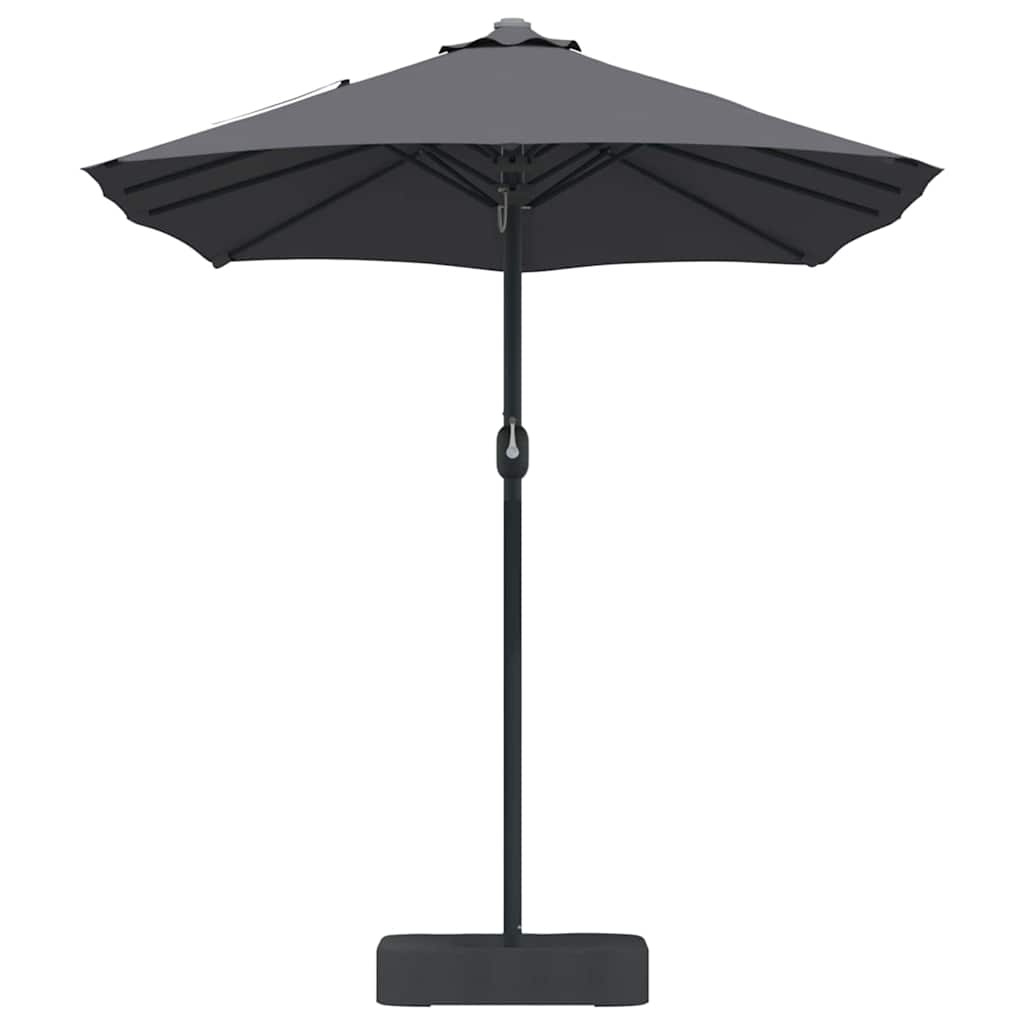 Vrtni suncobran Antracit 385 x 209 x 244 cm Poliester i čelik