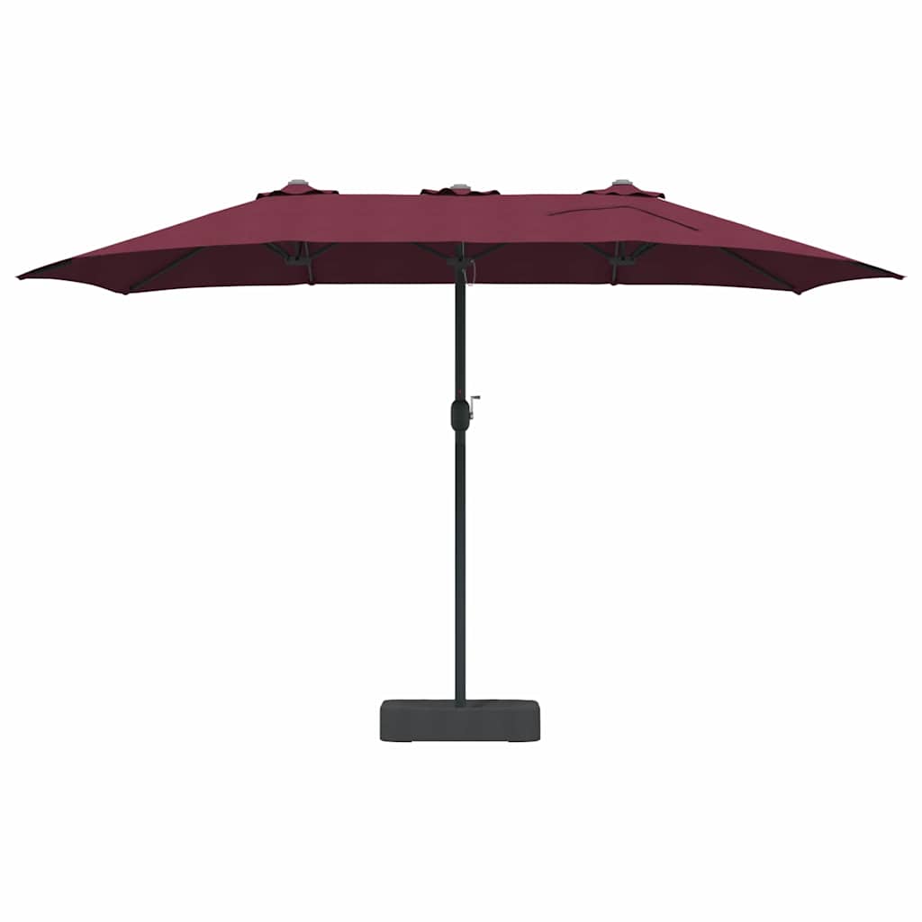 Vrtni suncobran Bordeaux Crvena 385 x 209 x 244 cm
