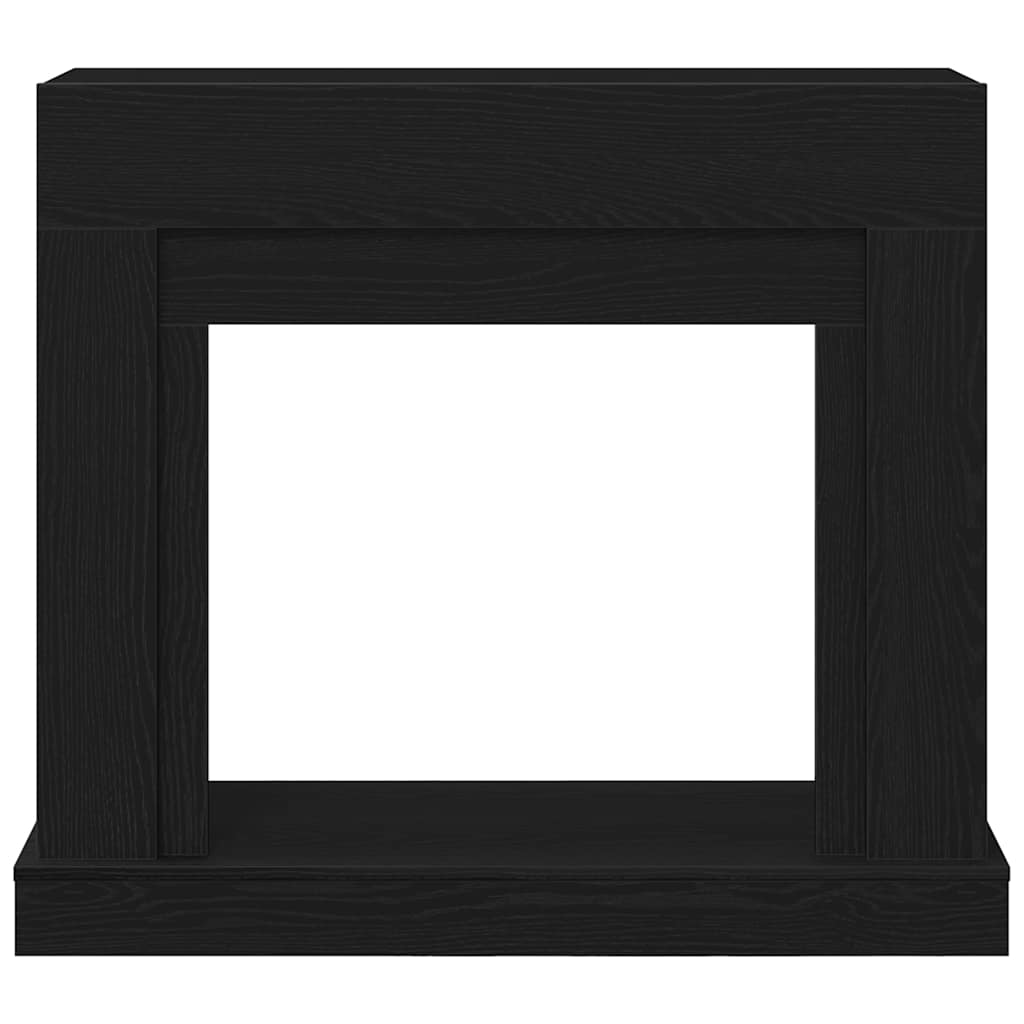 Okvir za kamin crni hrast 100x30x87,5 cm inženjerski drvo