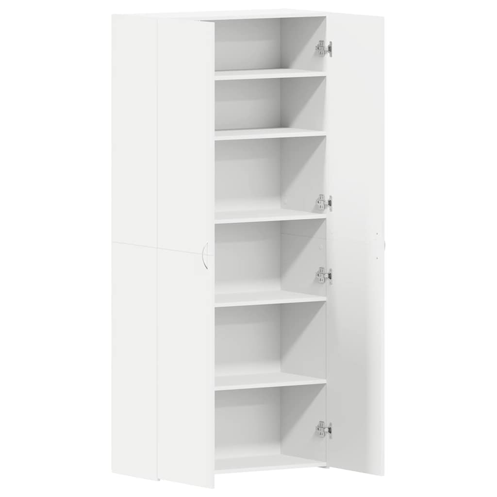 Ormar za cipele Bijelo 80 x 35.5 x 180 cm Konstruirano drvo