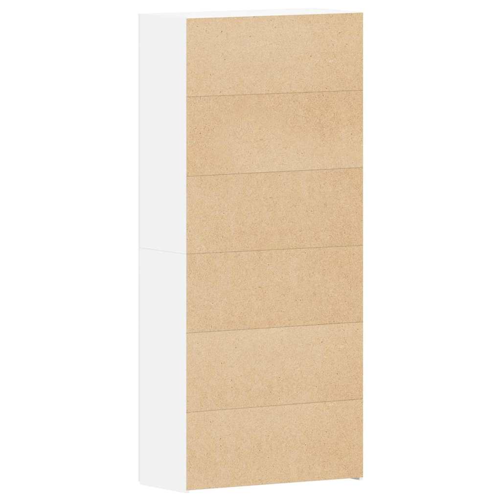 Ormar za cipele Bijelo 80 x 35.5 x 180 cm Konstruirano drvo