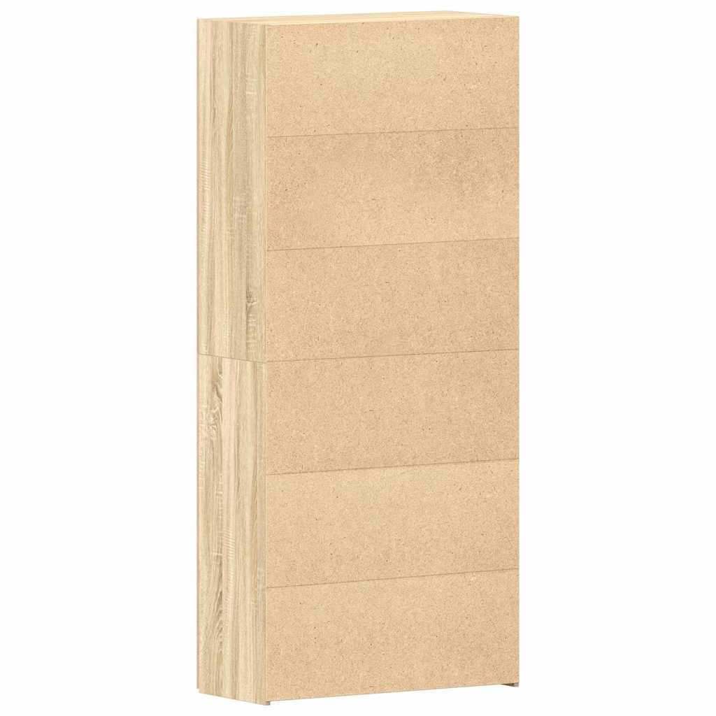 Ormar za cipele Smeđa 80 x 35.5 x 180 cm Konstruirano drvo
