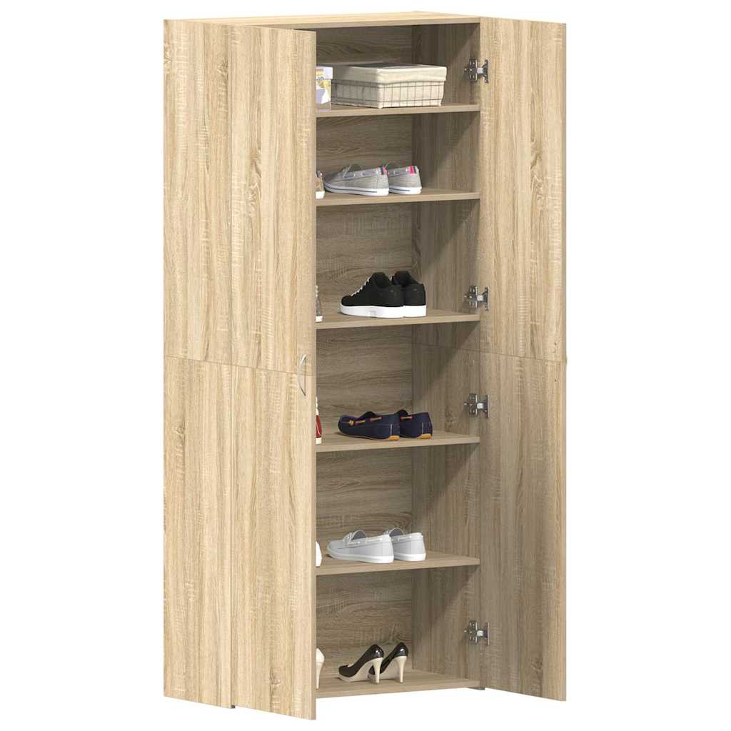 Ormar za cipele Smeđa 80 x 35.5 x 180 cm Konstruirano drvo