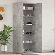 Ormar za cipele Siva 80 x 35.5 x 180 cm Konstruirano drvo