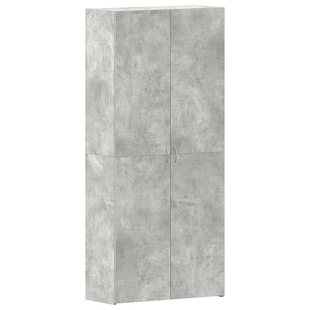 Ormar za cipele Siva 80 x 35.5 x 180 cm Konstruirano drvo