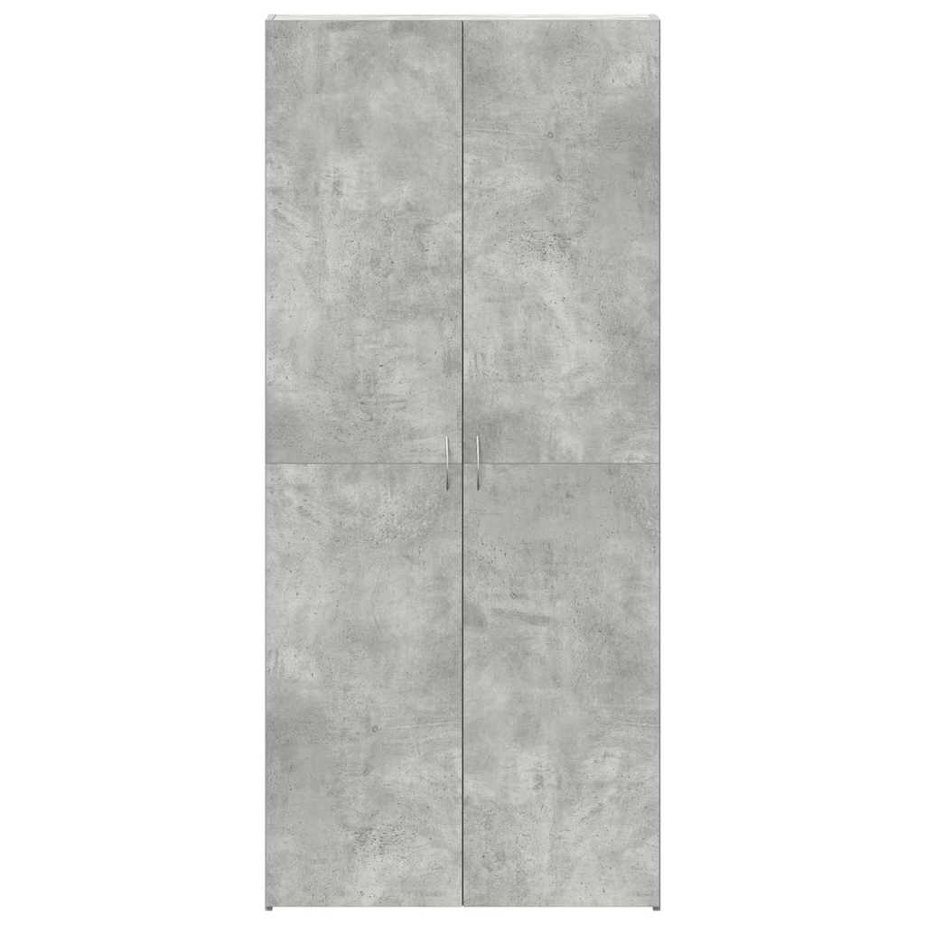 Ormar za cipele Siva 80 x 35.5 x 180 cm Konstruirano drvo