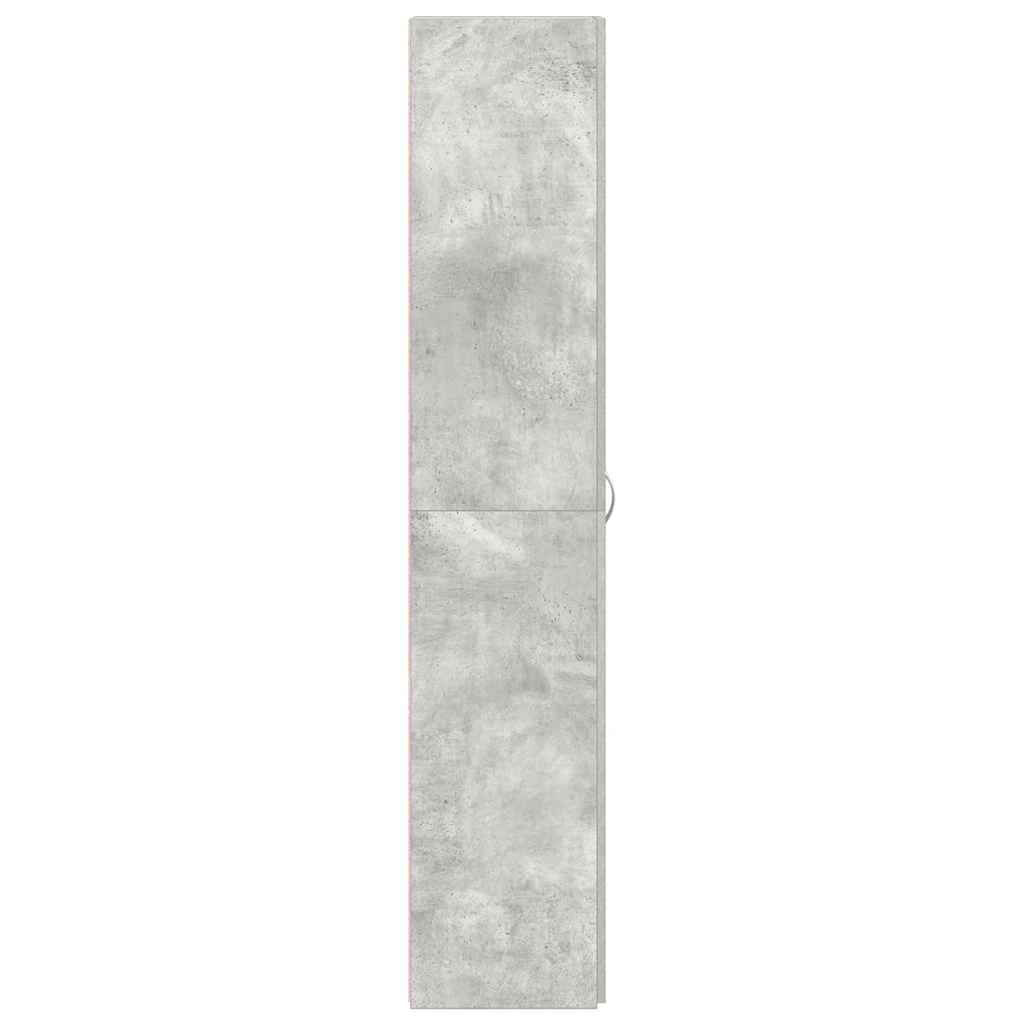 Ormar za cipele Siva 80 x 35.5 x 180 cm Konstruirano drvo