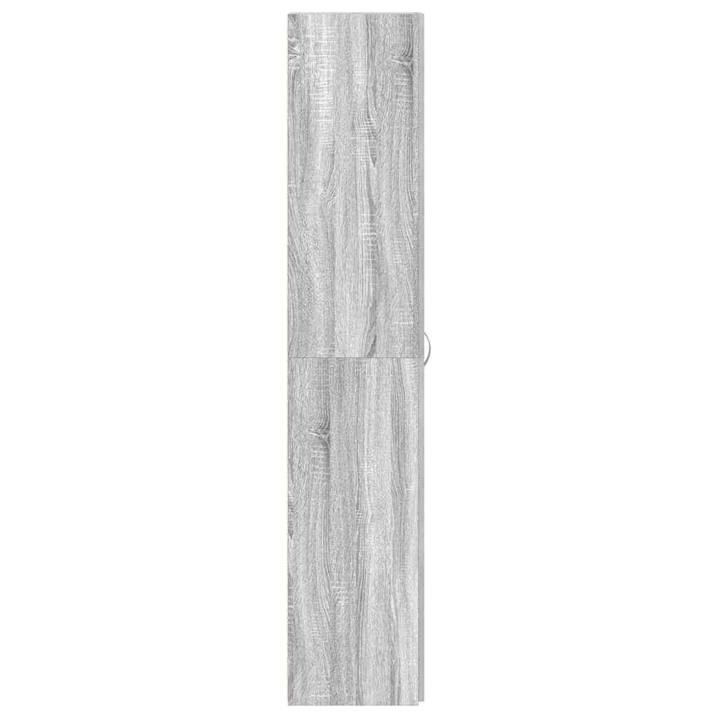 Ormar za cipele Siva 80 x 35.5 x 180 cm Konstruirano drvo