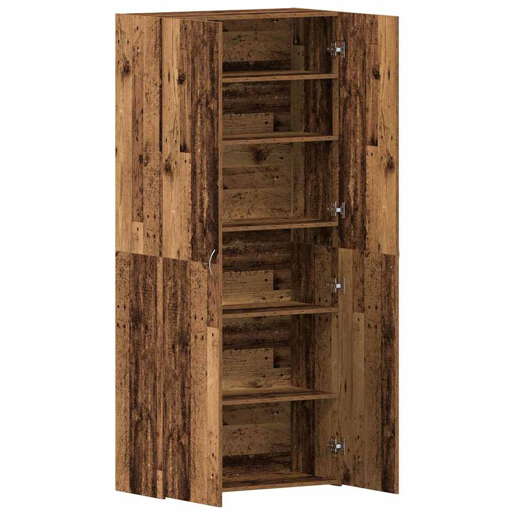 Ormar za cipele Smeđa 80 x 35.5 x 180 cm Konstruirano drvo