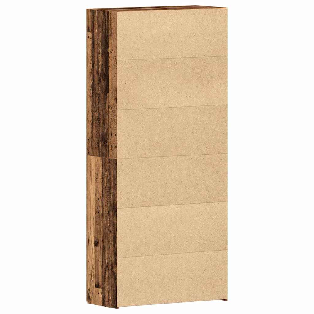 Ormar za cipele Smeđa 80 x 35.5 x 180 cm Konstruirano drvo
