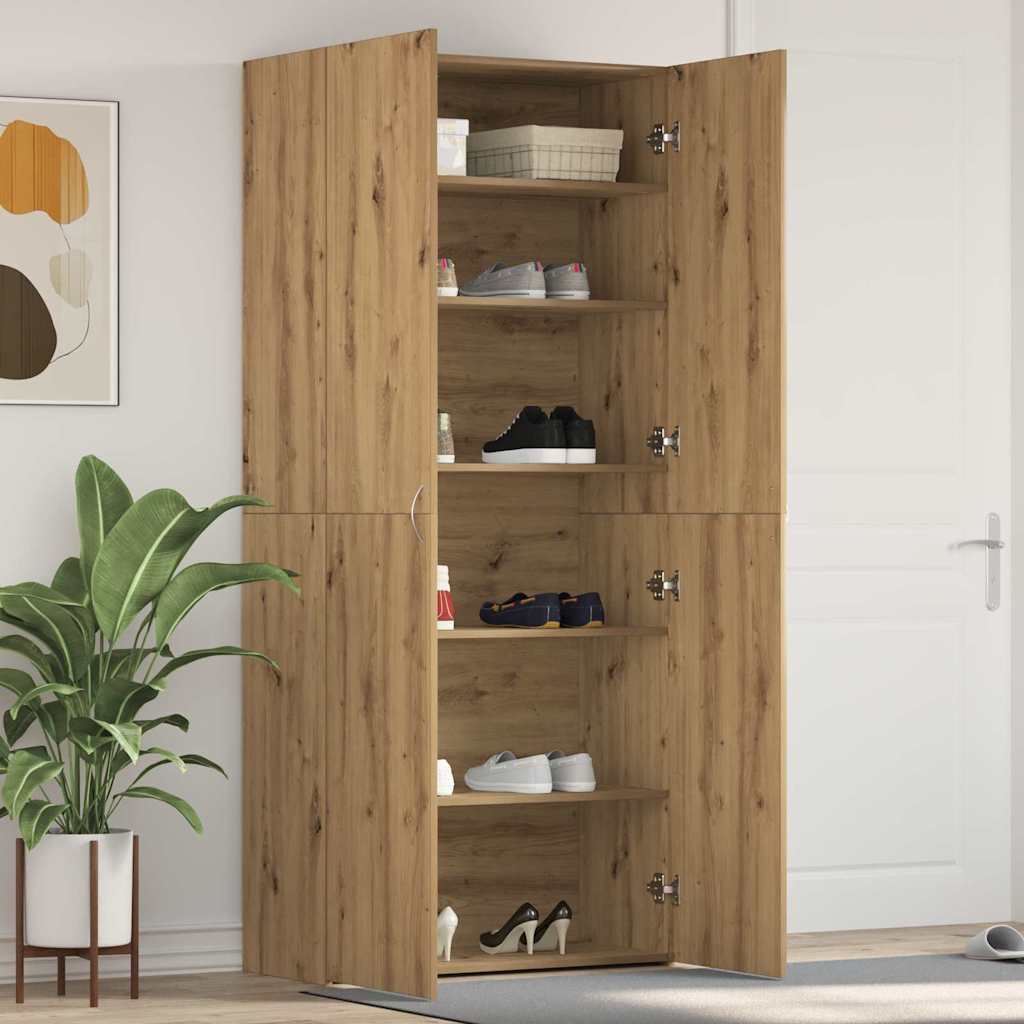 Ormar za cipele Smeđa 80 x 35.5 x 180 cm Konstruirano drvo