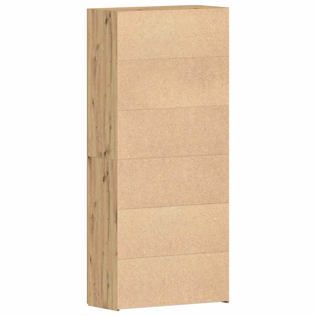 Ormar za cipele Smeđa 80 x 35.5 x 180 cm Konstruirano drvo