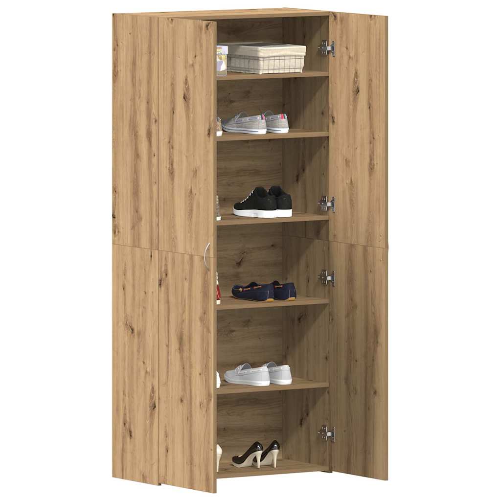 Ormar za cipele Smeđa 80 x 35.5 x 180 cm Konstruirano drvo