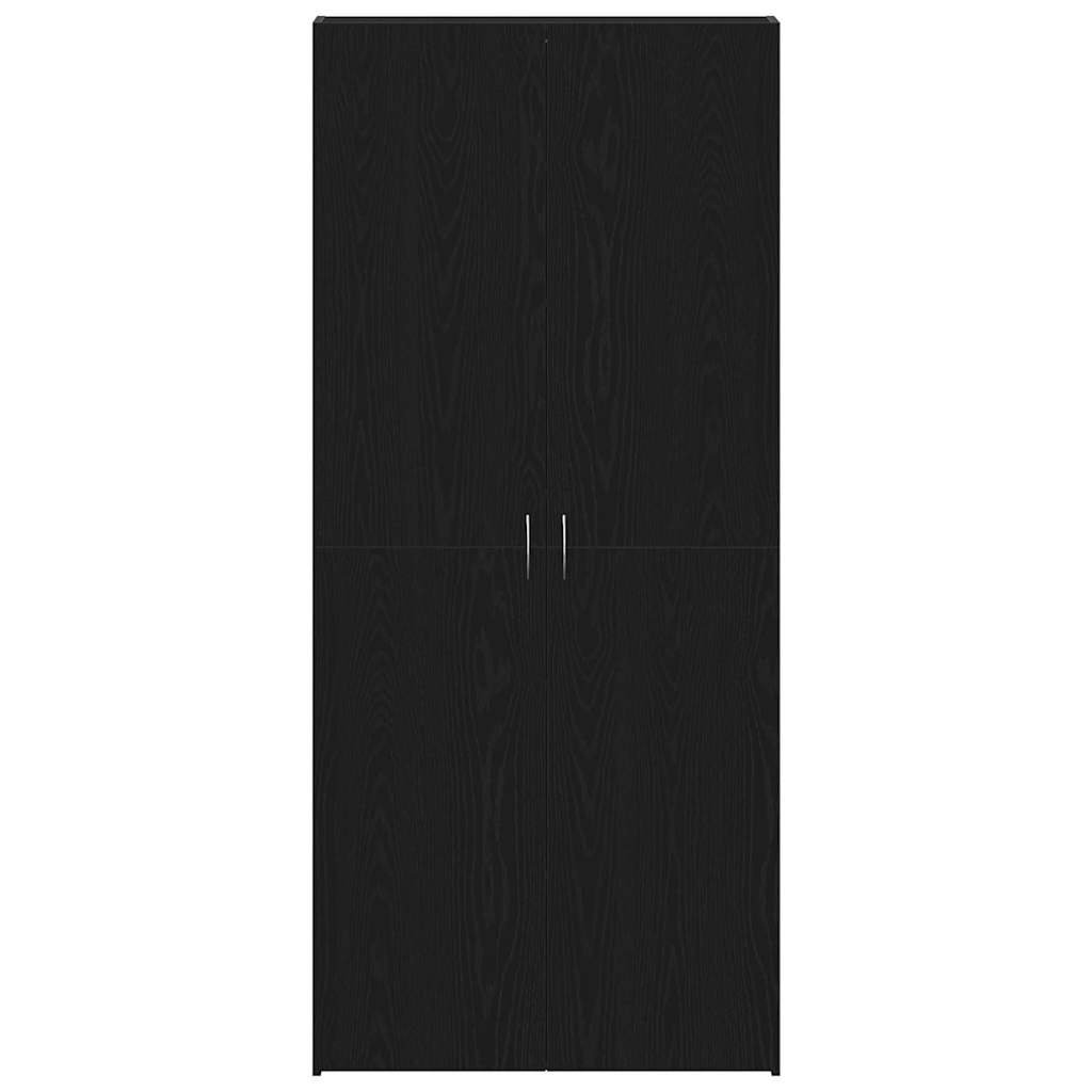 Ormar za cipele Crna 80 x 35.5 x 180 cm Konstruirano drvo