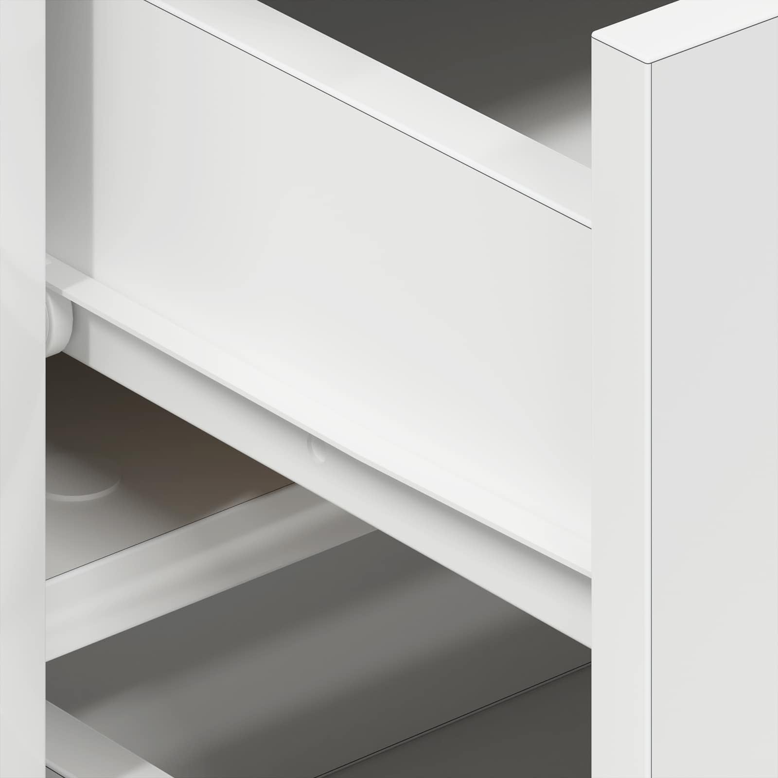 Kreveta s ladicama Bijelo 120 x 36 x 69 cm Konstruirano drvo