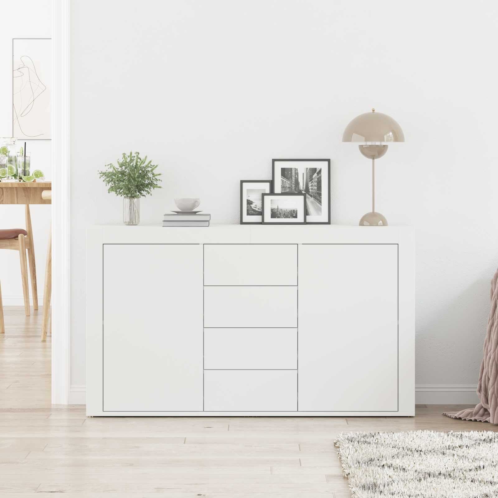 Kreveta s ladicama Bijelo 120 x 36 x 69 cm Konstruirano drvo
