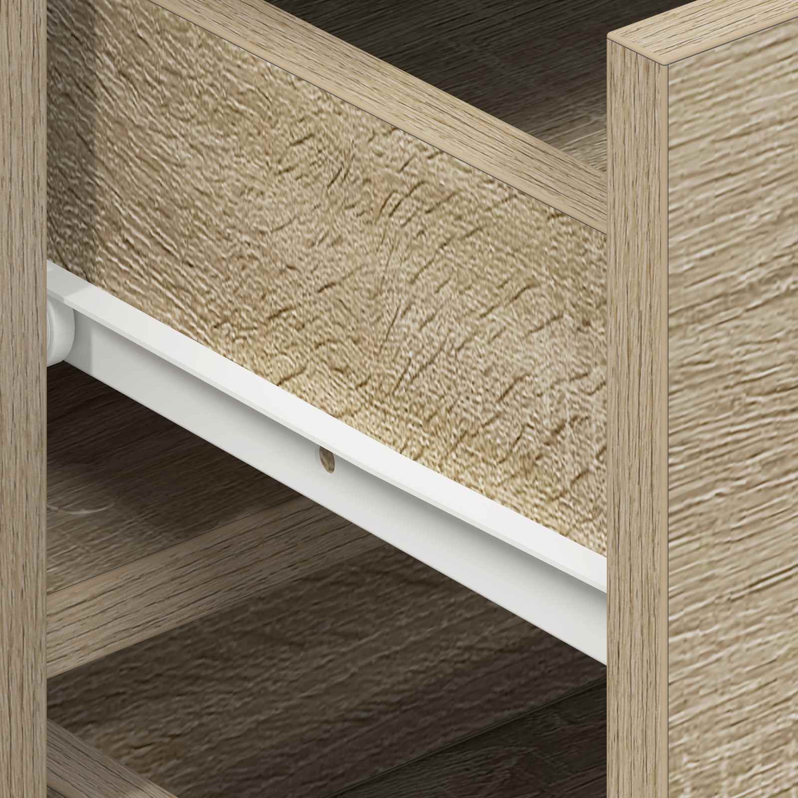 Kreveta Sonoma hrast 120 x 36 x 69 cm Konstruirano drvo