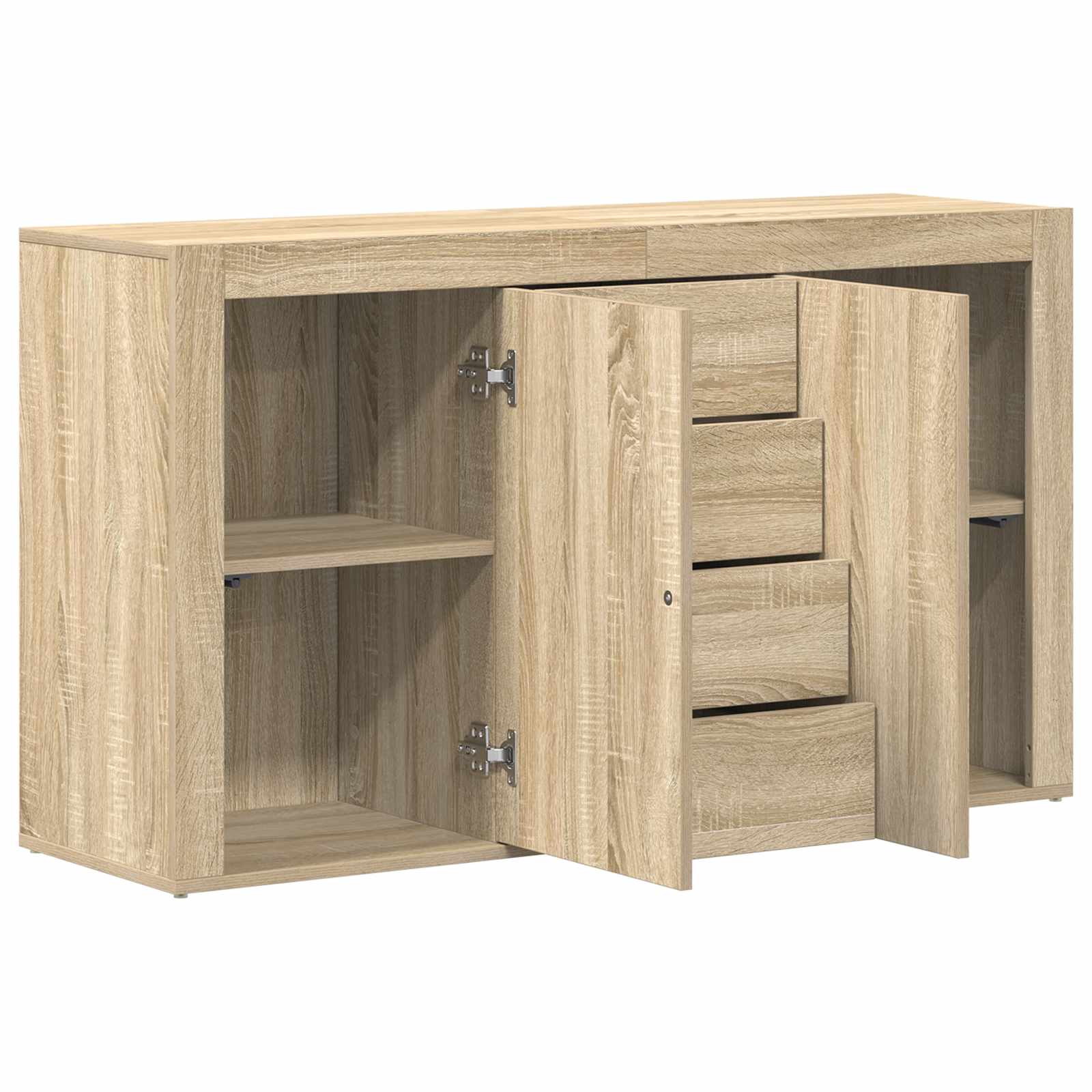 Kreveta Sonoma hrast 120 x 36 x 69 cm Konstruirano drvo