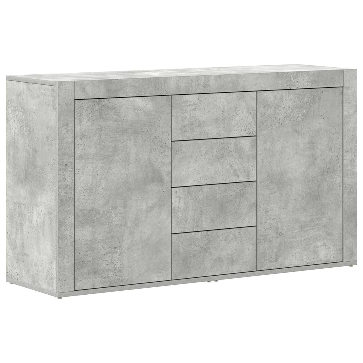 Kreveta Betonski sivi 120 x 36 x 69 cm Konstruirano drvo