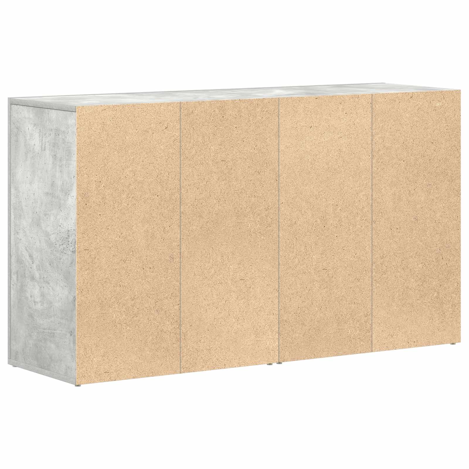 Kreveta Betonski sivi 120 x 36 x 69 cm Konstruirano drvo