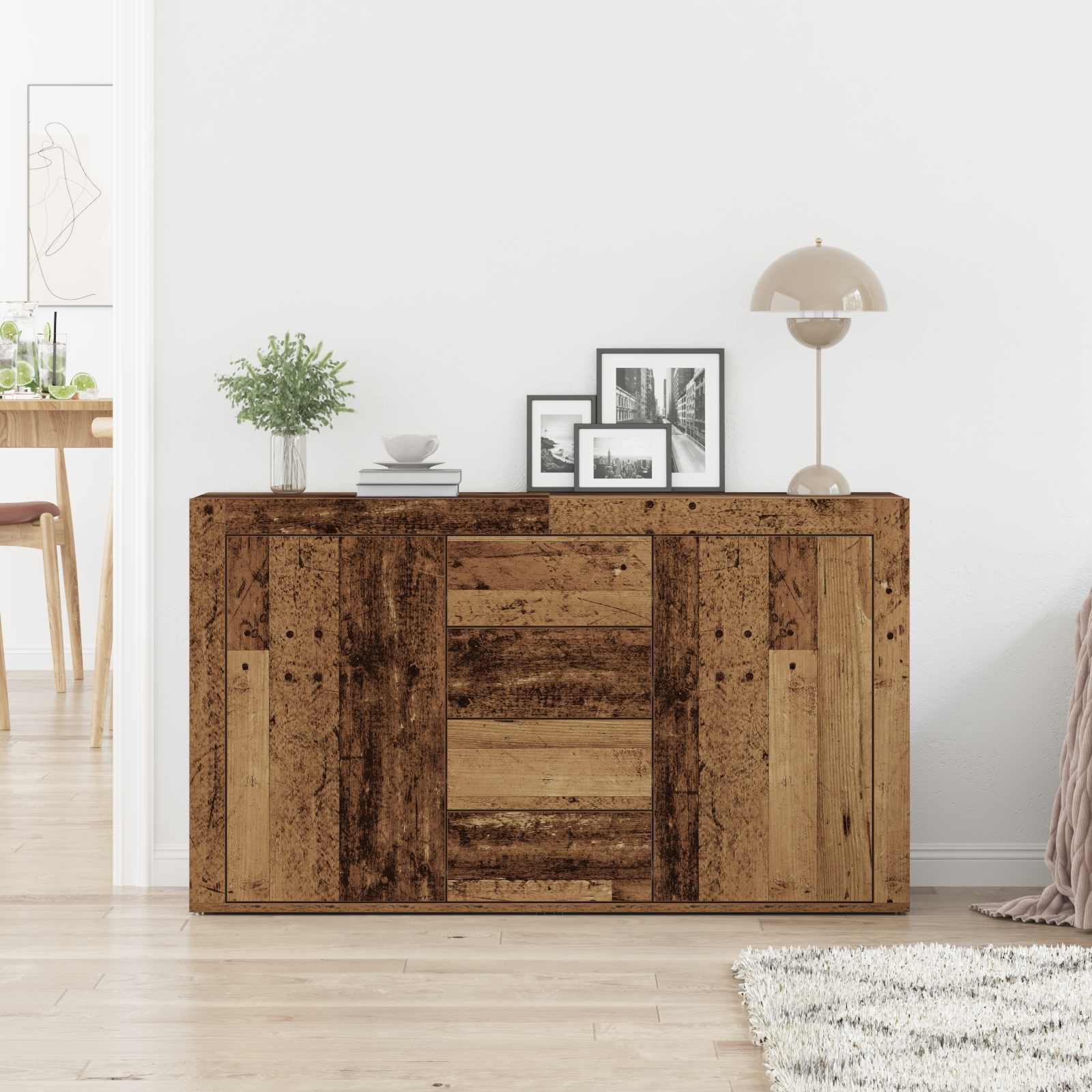 Kreveta Staro drvo 120 x 36 x 69 cm Konstruirano drvo