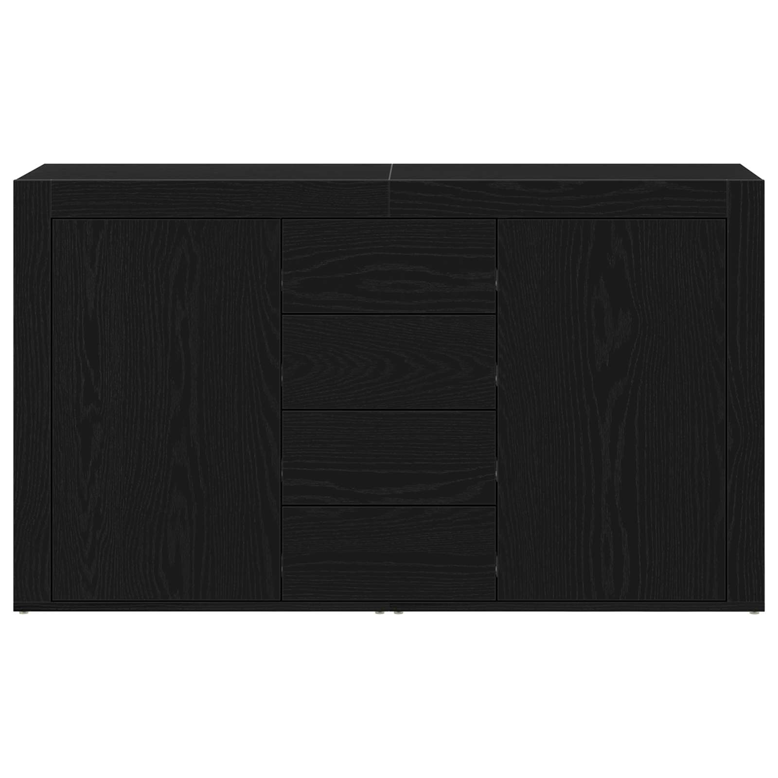Kreveta Crni hrast 120 x 36 x 69 cm Konstruirano drvo